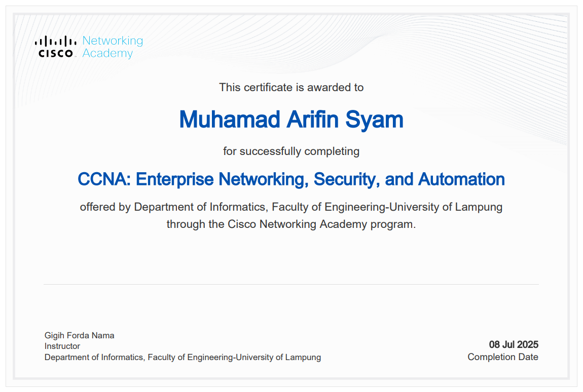 Sertifikat CCNA
